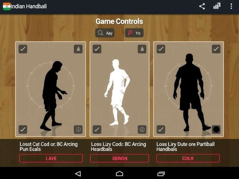 Indian Handball Pro Game Controls Indian Handball Pro Game Controls
